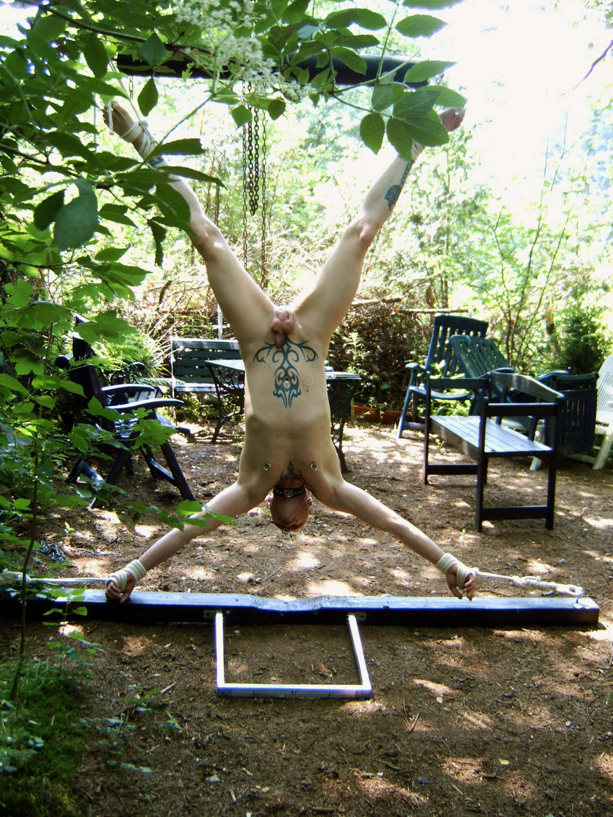 bdsm outdoor - male slut slave — 17