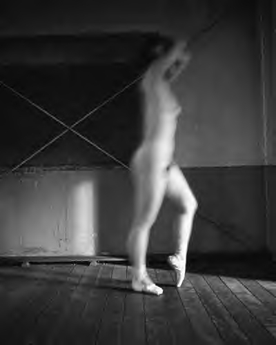 Nude Japanese Female Wearing Pointe Shoes Only — 18