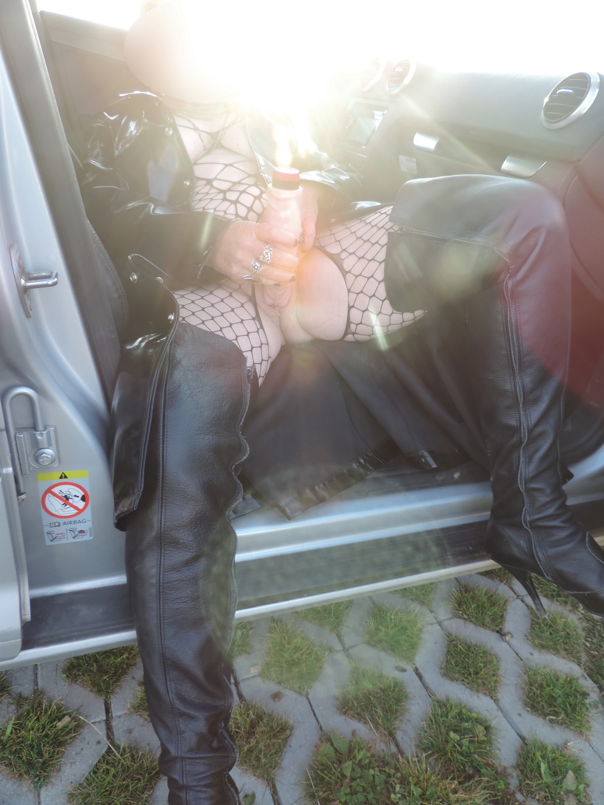 Tine - horny slut outside masturbating — 23
