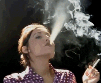#10 GIFS Smoking Fetish Women Cigarettes!!! — 30