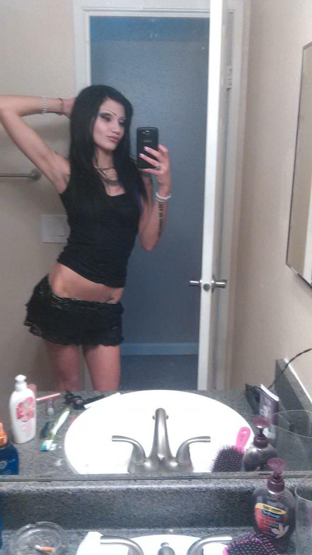 Tiny Tattooed Goth Stripper — 38