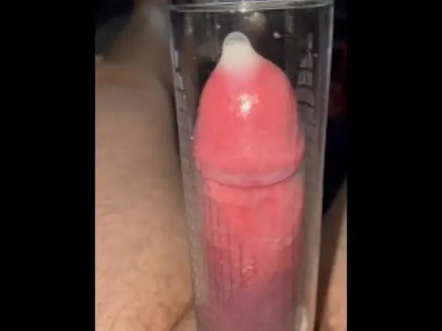 *MASSIVE CUMSHOT* using my penis pump on my cock until it goes purples and I explode. 4K 120FPS #9