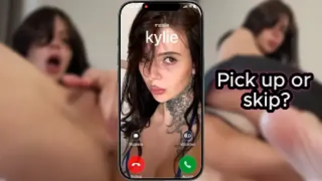 You don't wanna skip a call from her.. .. A slutty teen masturbates on a videocall with u and teases you until cum